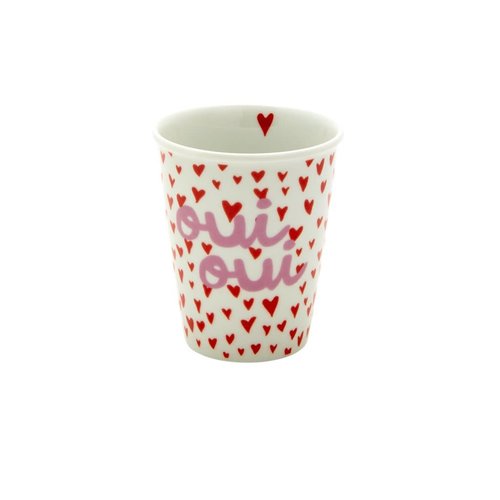 Rice Mok 225ml Small Hearts and Oui Rice Mok 225ml Small Hearts and Oui