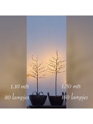 Sirius Noah Baum 80 lights 110 cm schwarz