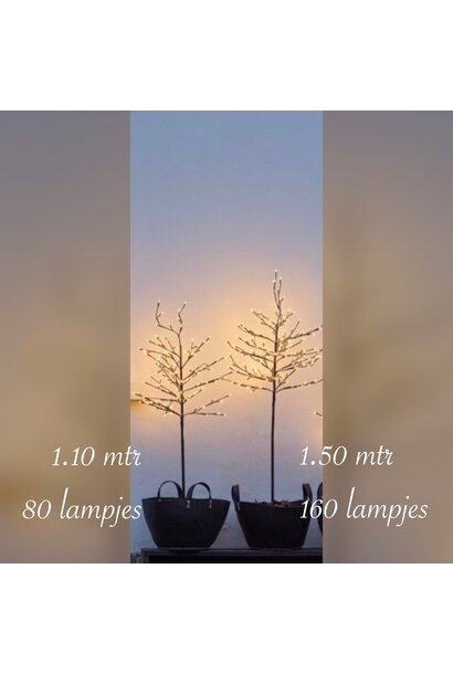 Noah Boom 80 lights 110 cm zwart