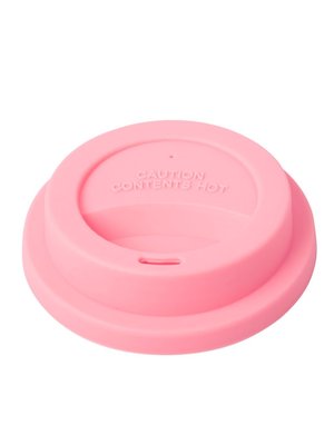 Rice Silicone Lid for Tall cup pink