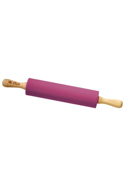 Rolling pin silicone Plum large