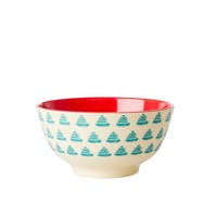 Melamine kom Tree - red