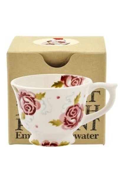 Tiny Teacup Rose & Bee