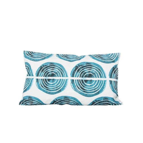 Urban Nature Culture Cushion Funky Music Colonial blue