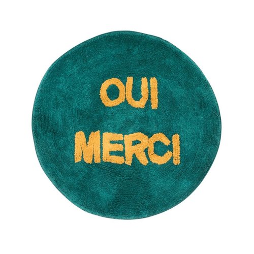 Rice Carpet Round Jade - Oui Merci Rice Carpet Round Jade - Oui Merci