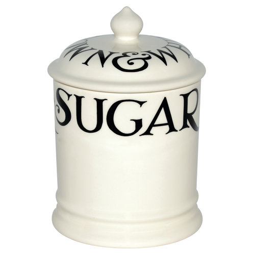 Emma Bridgewater 1 pt Storage Jar Sugar Black Toast old Emma Bridgewater 1 pt Storage Jar Sugar Black Toast old