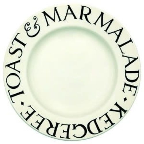 Emma Bridgewater 8.5 Plate Black Toast Emma Bridgewater 8.5 Plate Black Toast