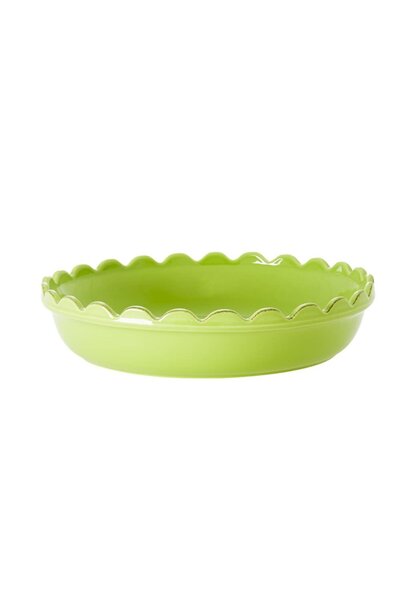 Ovenschaal rond small Apple Green