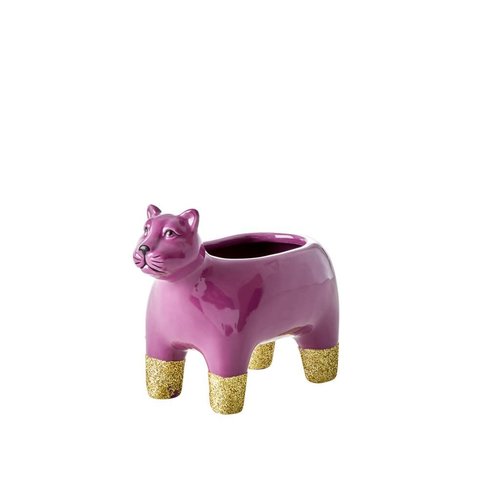 Rice Bloempot Mythical Tiger bordeaux Rice Bloempot Mythical Tiger bordeaux