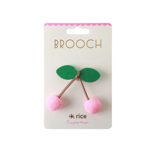 Rice Broche Kers licht roze Rice Broche Kers licht roze
