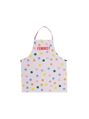 Rice Schürze Dots und FEMINIST