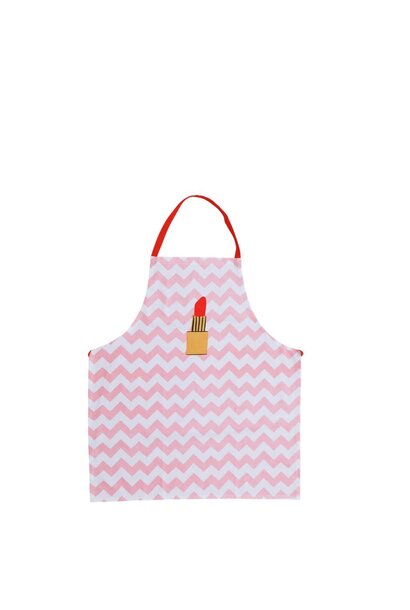 Schürze Zig Zag und Lipstick