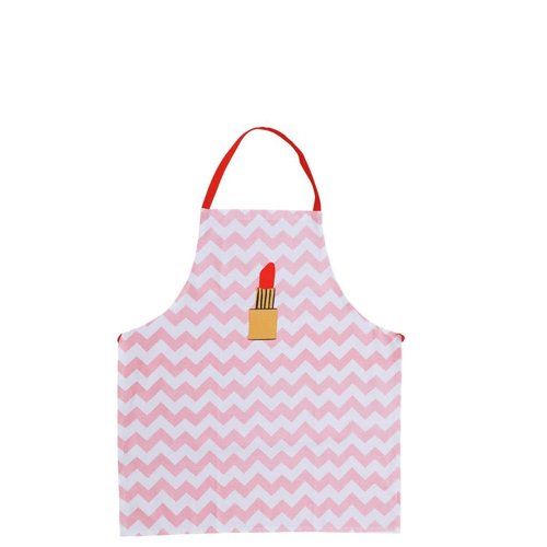 Rice Apron Zig Zag and Lipstick