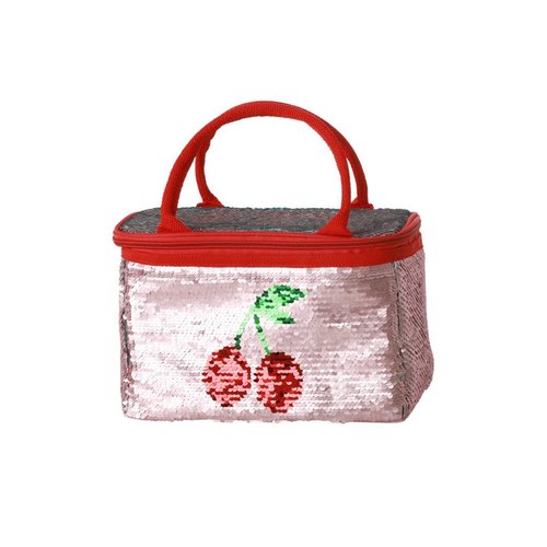 Rice Koeltasje Cherry 4ltr met pailletjes Rice Koeltasje Cherry 4ltr met pailletjes