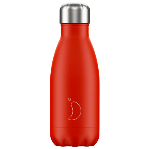 Chilly's Chilly's Bottle 260ml Neon Red Chilly's Chilly's Bottle 260ml Neon Red