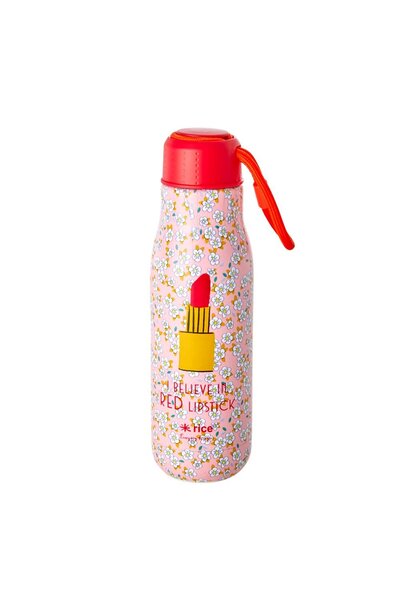 SS Thermosfles 500ml Small Flower Lipstick