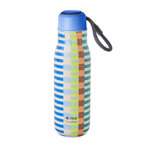 Rice RVS Thermosfles 500ml Summer Stripes Rice RVS Thermosfles 500ml Summer Stripes