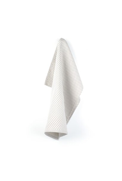 Theedoek Small Check Grey