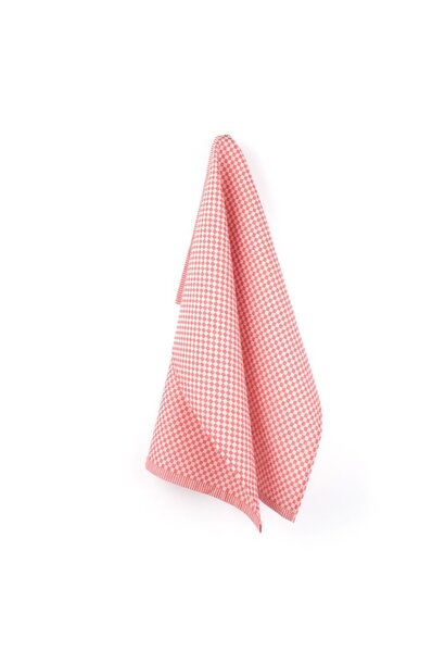 Theedoek Small Check Red