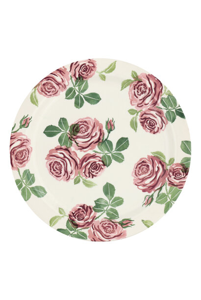 Serving - cake / cheese plate round Pink Roses