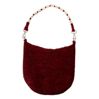 Else tas / bag Bordeaux beaded handle