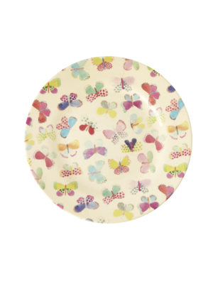 Rice Melamine lunch plate Butterfly