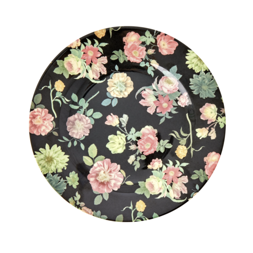 Rice Melamine lunch bord Dark Rose