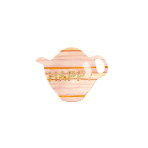 Rice Melamine theetipje Red Lipstick - Happy Rice Melamine theetipje Red Lipstick - Happy