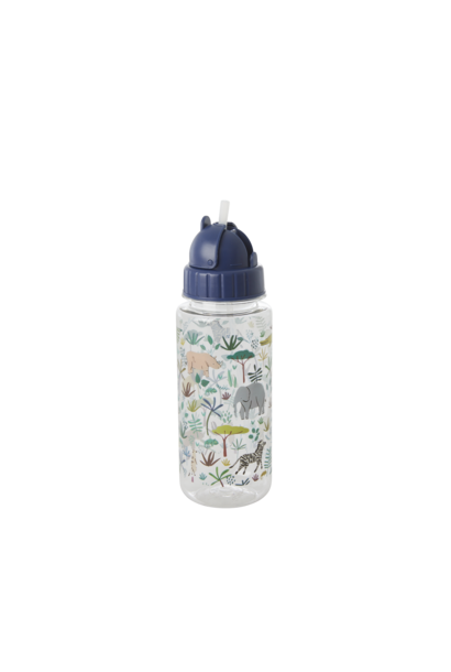 Flasche Plastik Jungle Animals grün