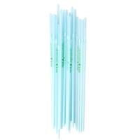 PLA straws 'I'm Not Plastic' 24st ice blue