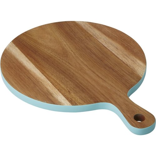 Rice Ronde houten plank small met Mint rand Rice Ronde houten plank small met Mint rand
