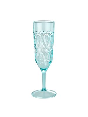 Rice Champagnerglas Swirly mint