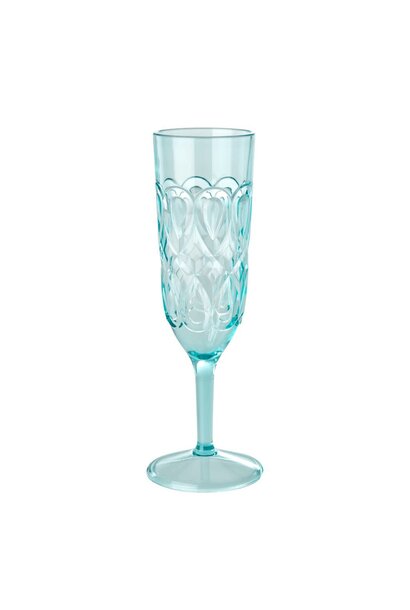 Champagnerglas Swirly mint