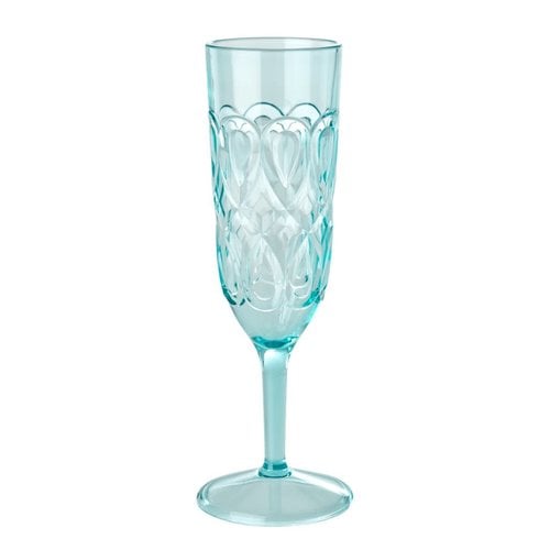 Rice Champagnerglas Swirly mint