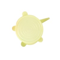 Silicone Deckel für small melamine Schale gelb