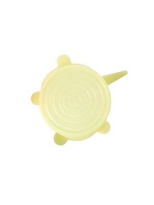 Rice Silicone Deckel für small melamine Schale gelb