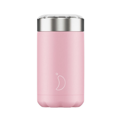 Chilly's Food pot / lunchbox 500ml Pastel Pink