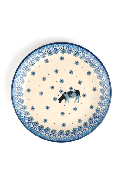 Plate Ø: 20cm Cow