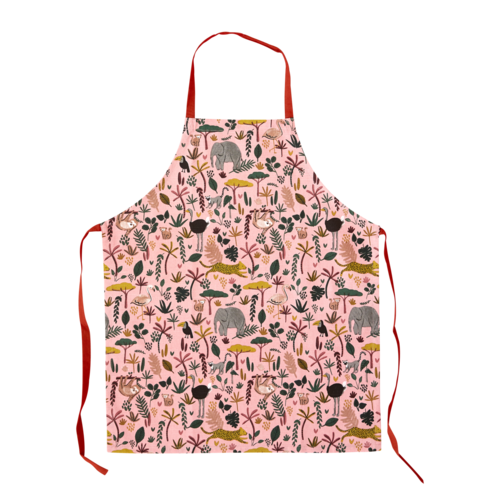 Rice Kinderschort Jungle Animals roze Rice Kinderschort Jungle Animals roze