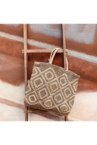 Shopper Jute L Ingrid khaki/natural