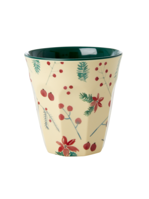 Rice Melamine cup Poinsettia Christmas