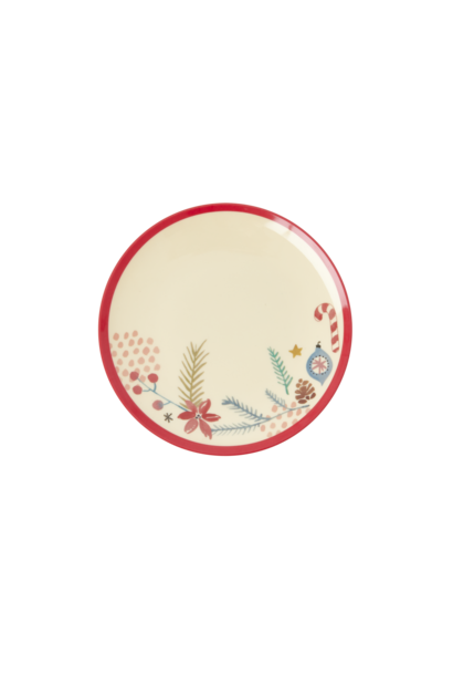 Melamine dessert bord Christmas ornaments