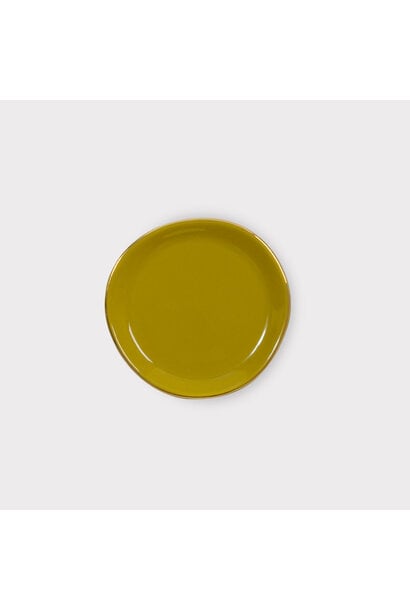 Teller klein Good Morning Amber Green