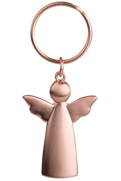 Angel keychain copper