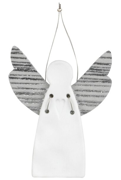 Guardian angel heart stamped
