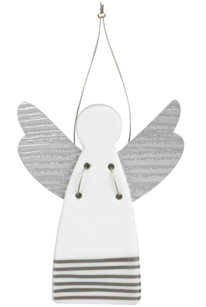 Guardian angel stripes silver