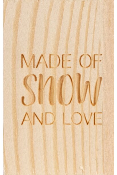 Lucky box Snowman - Made of Snow and Love