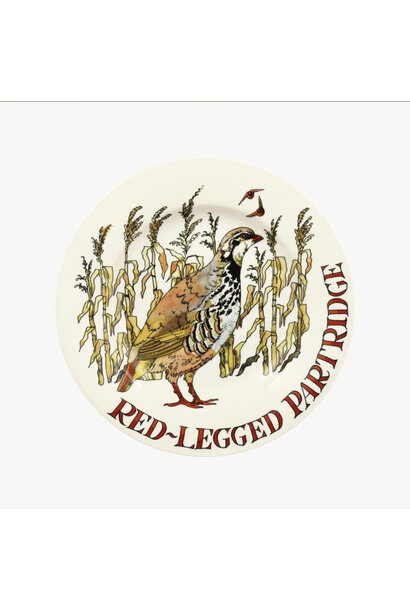 8.5 Plate Red Legged Partridge
