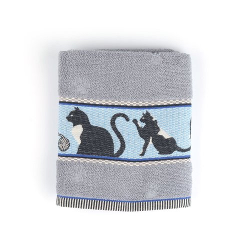 Bunzlau Castle Keuken handdoek Cats grey