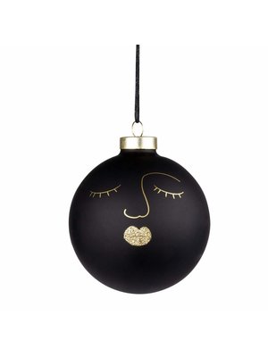 Räder Christmas bauble Buddies black large Sarah